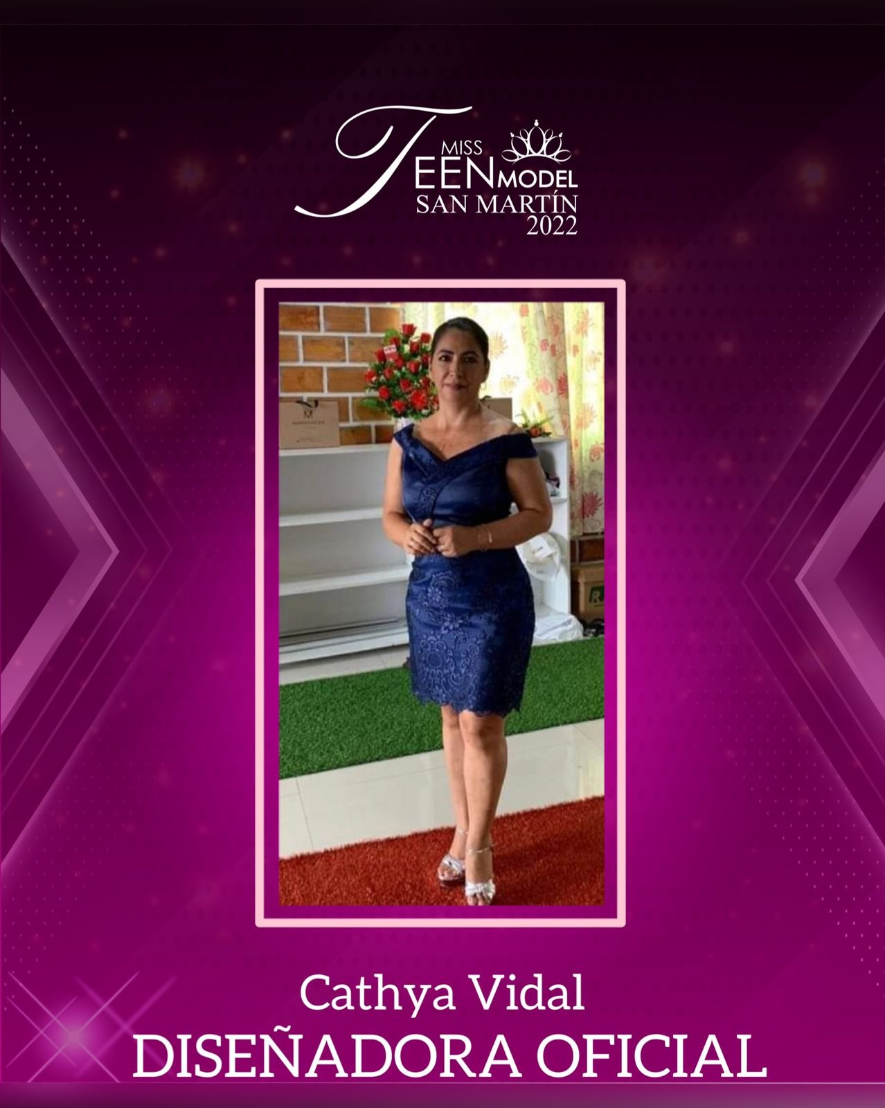DISEÑADORA OFICIAL: CATHYA... - Miss Teen Model San Martin | Facebook