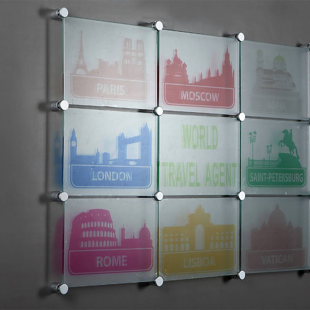 Unifitting metal standoffs for sign,mounting sign fitting