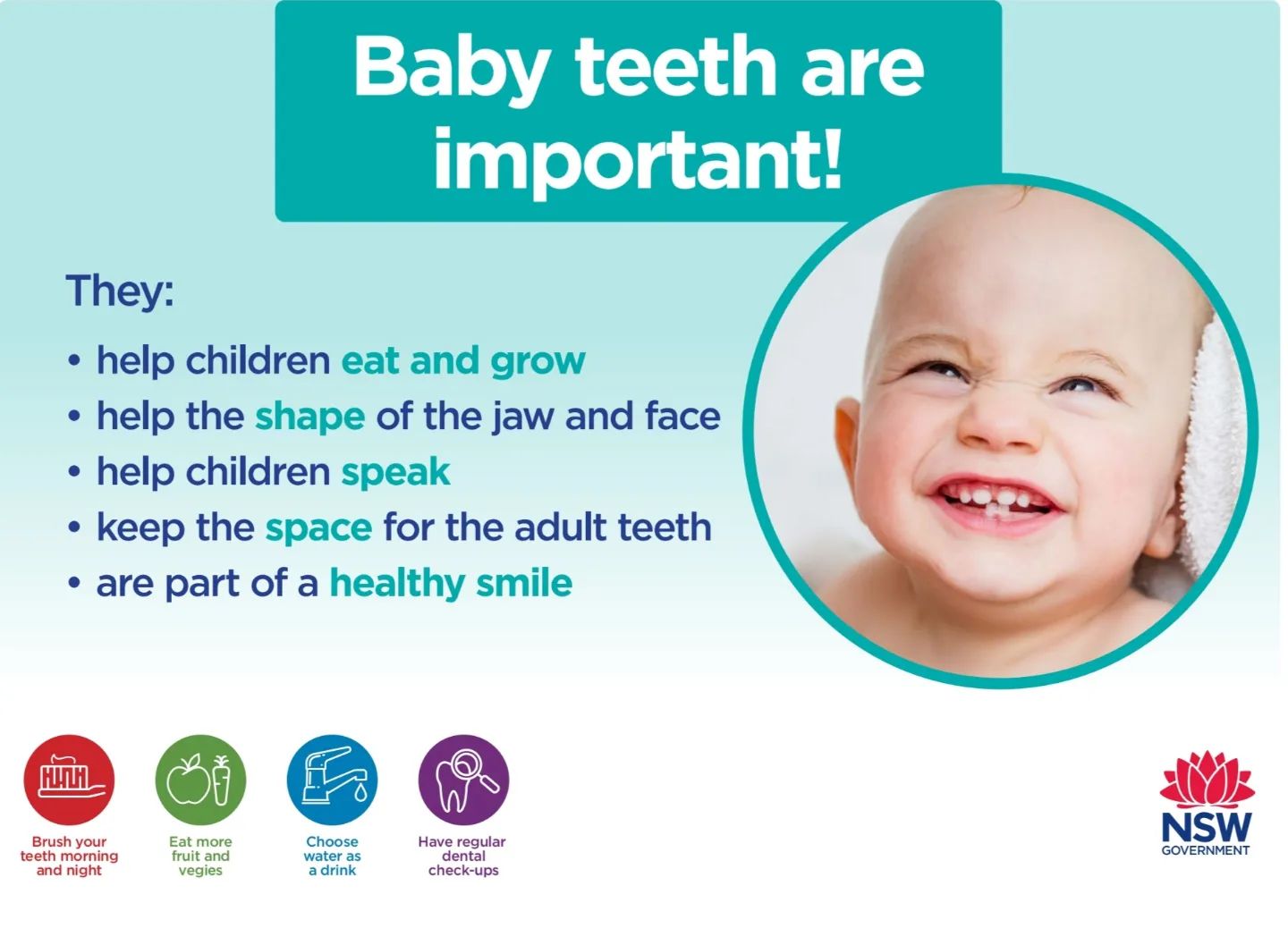 Arch Dental - Baby teeth • Babies get their first tooth at around 6 ...