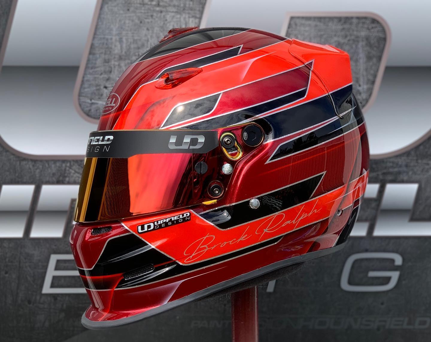 Upfield Design - New helmet for returning customer Brock... | Facebook