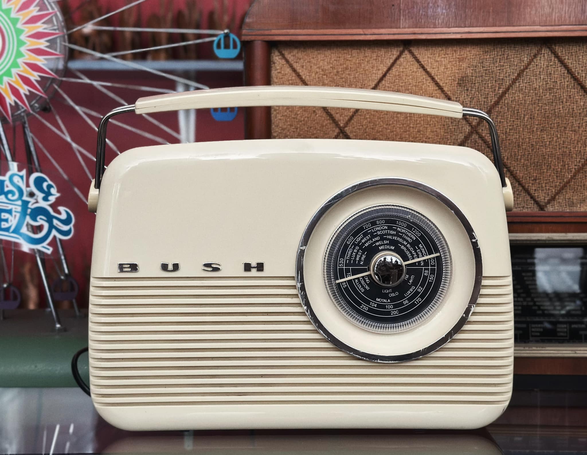 Vintage (1959) Bush TR82C transistor radio. A hit with teenagers