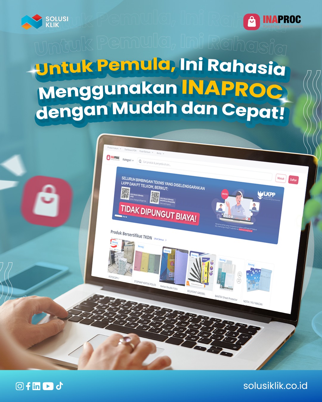 Solusi Klik - Udah bisa login inaproc belum? Yuk, Ikutin...