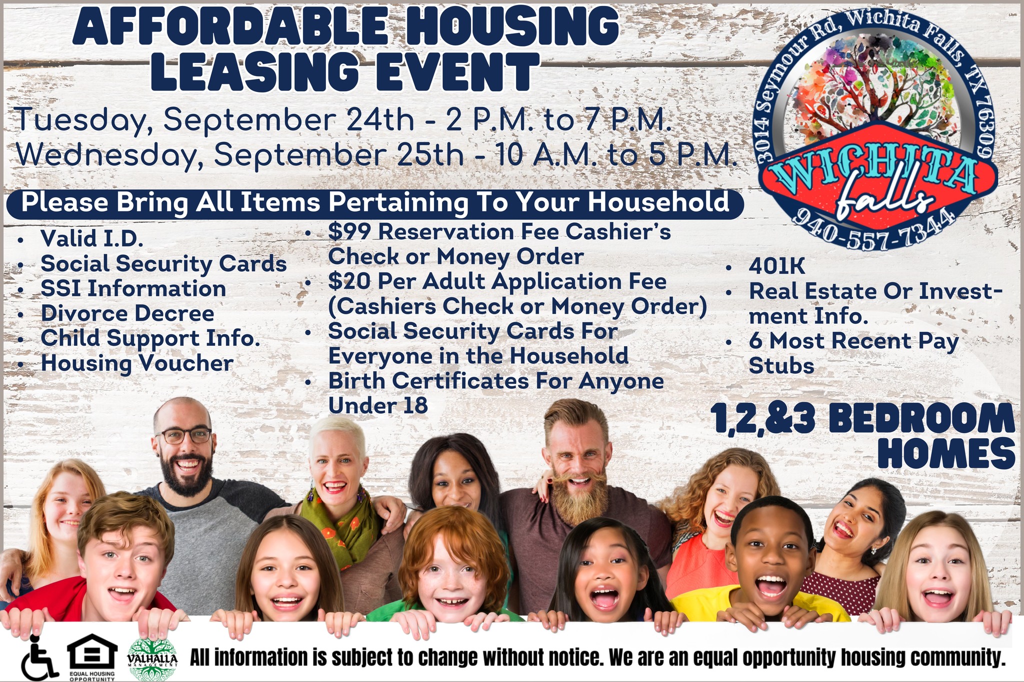 Wichita Falls Affordable Housing Leasing Event