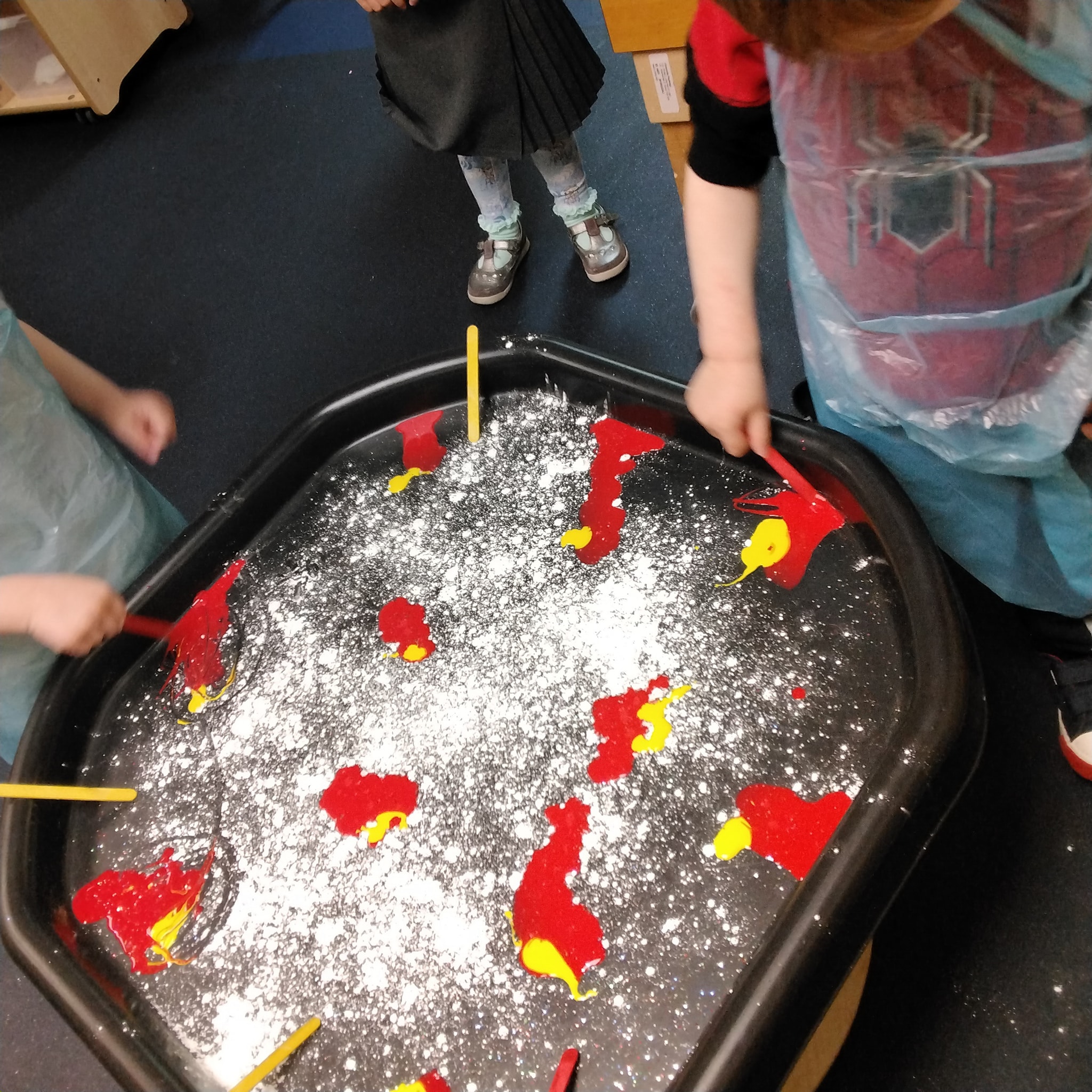- 💛 monday messy mark making in... - Meadow Day Nursery