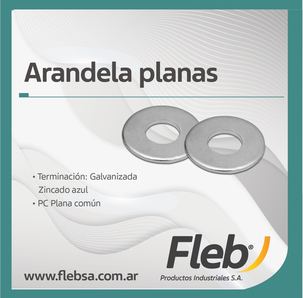 Fleb - ARANDELAS PLANAS Sus funciones son varias: - Reparte de forma ...