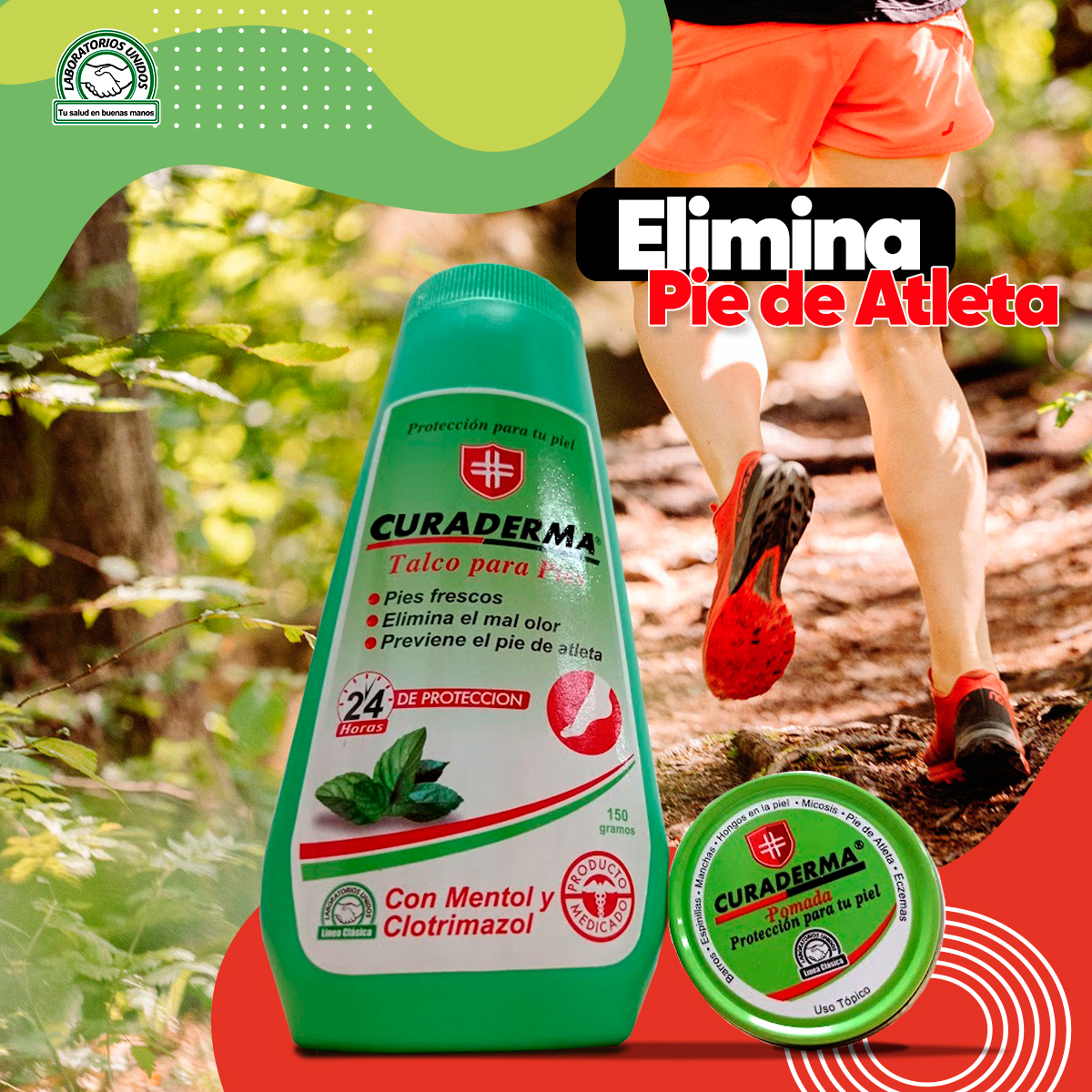 Curaderma - 🦶💨El pie de atleta es una infección común en... | Facebook