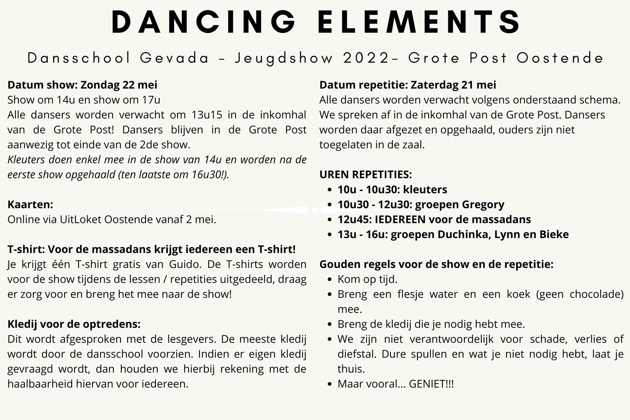 👉 Dancing Elements SHOWTIME !... - Dansschool Gevada Jeugd | Facebook