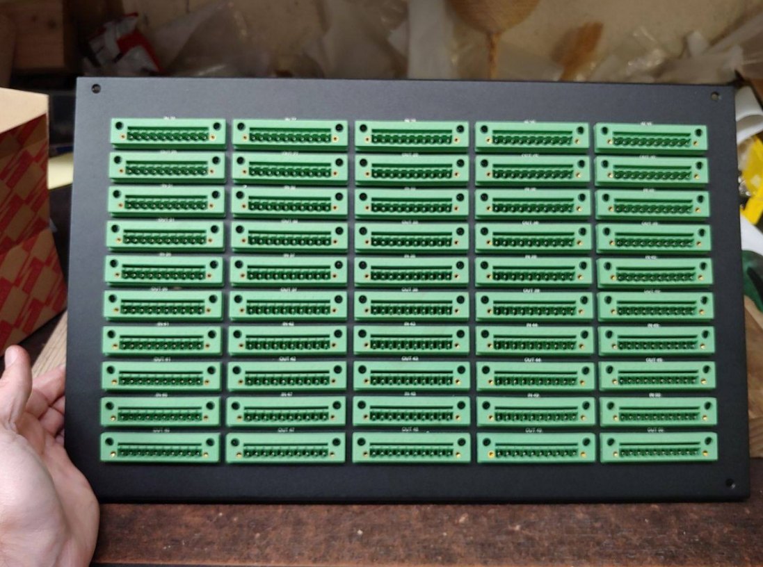 Redco Audio - Mic splitter panel using Phoenix style...