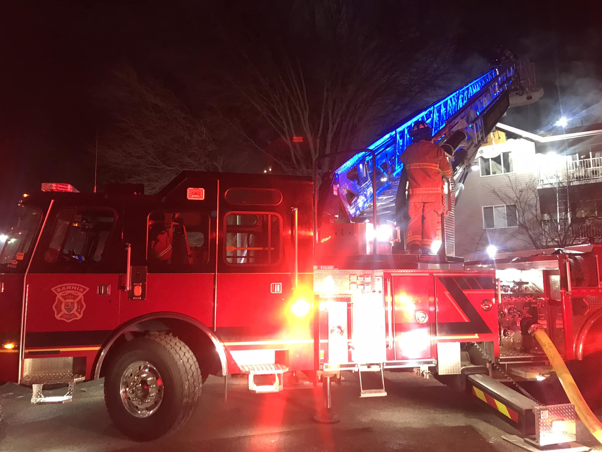 Sarnia - Crews from Sarnia Fire Rescue Sarnia Police Service Lambton ...