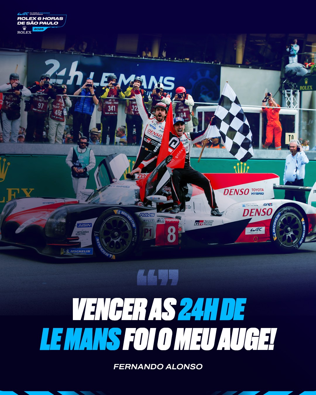 👀 Everybody is a WEC fan! 🎤 Durante a gravação de conteúdos para a ...