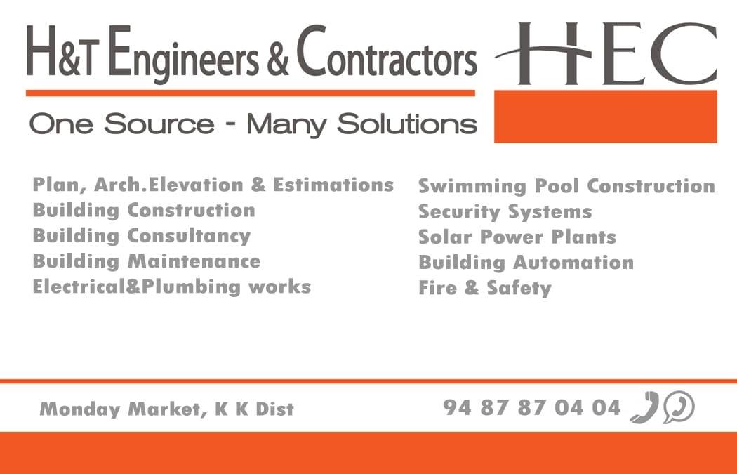 HEC H&T Engineers & Contractors | Kanyakumari