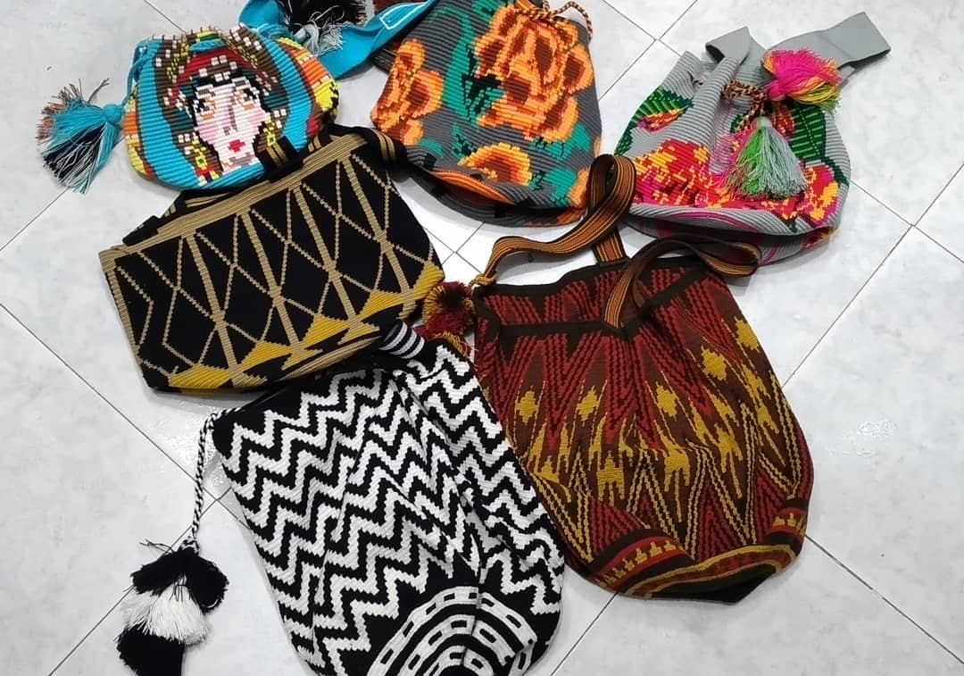 Wayuu - These bags are handmade by Wayuu women in La Guajira, Colombia ...