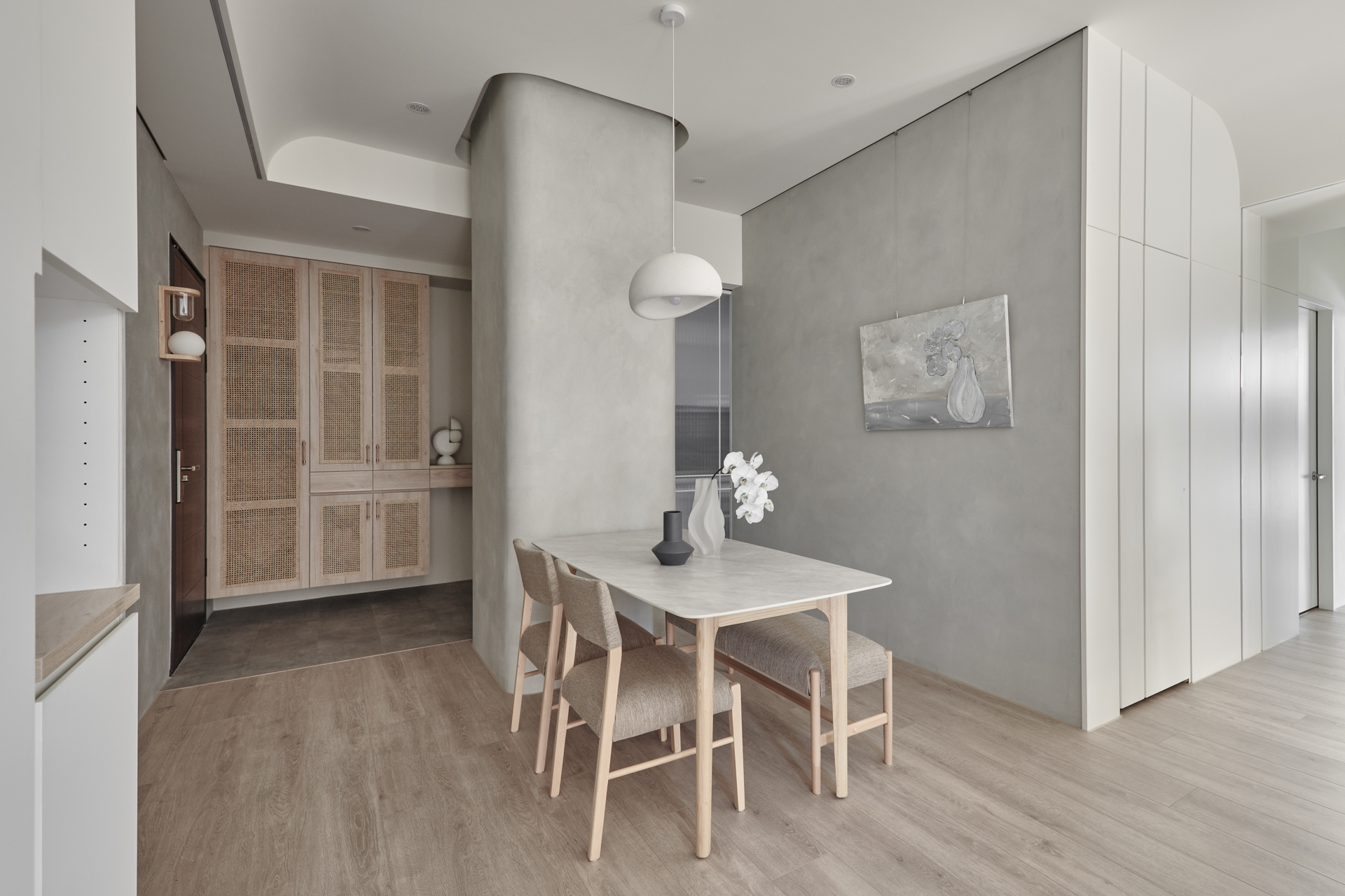 ｜35坪｜🏠侘寂風格宅｜ 注入滿室恬靜 描繪悠然 #侘寂 家景... - 澄荷室內設計ChenHo Design