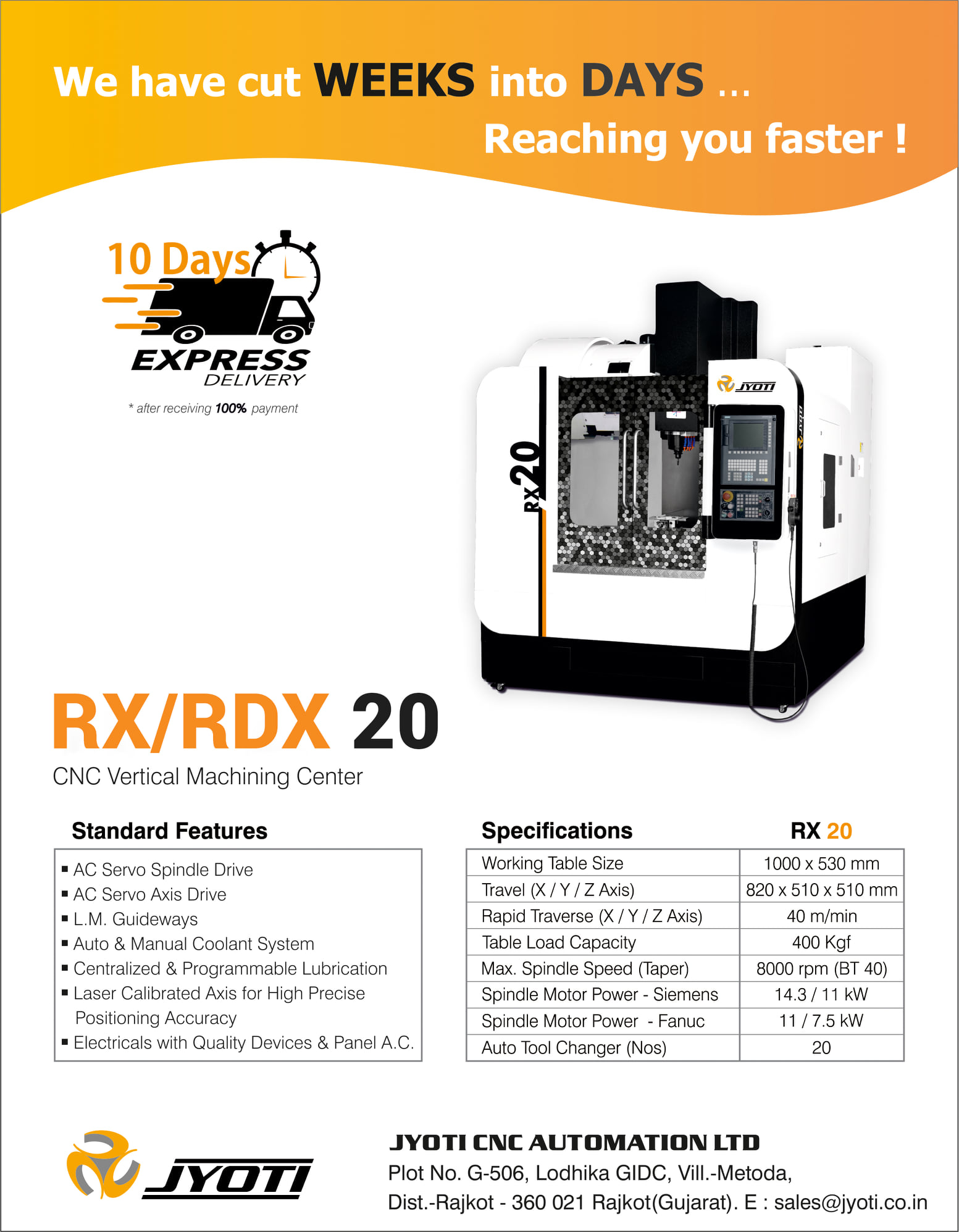 Jyoti CNC Automation Limited | Rajkot