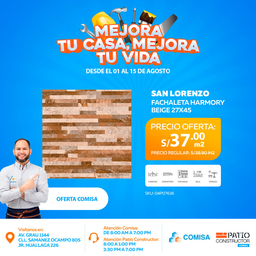 COMISA - ¡Las mejores marcas en pisos, baños y acabados...