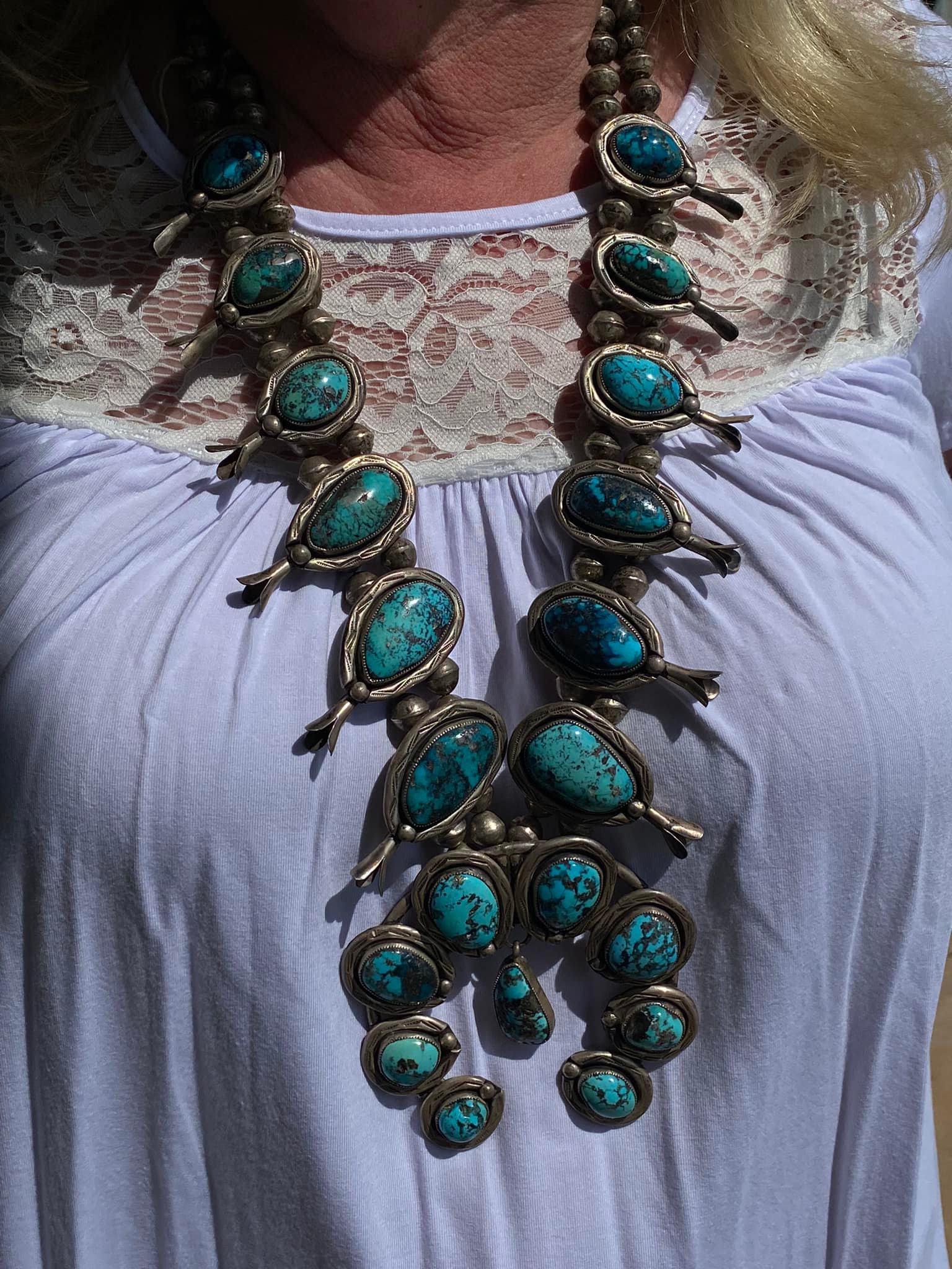 Irene Tsosie signed 5 stone Bisbee cuff from 1970s