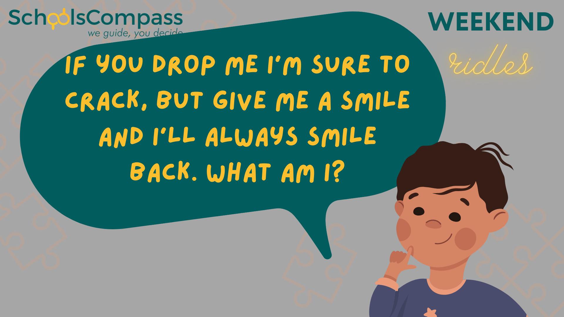 SchoolsCompass - Welcome to our weekly Weekend riddles...