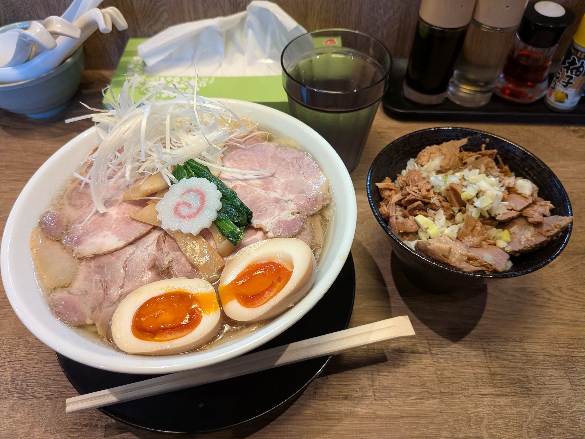 鶏チャーシューと煮卵の塩ラーメンセット 2026/07/17