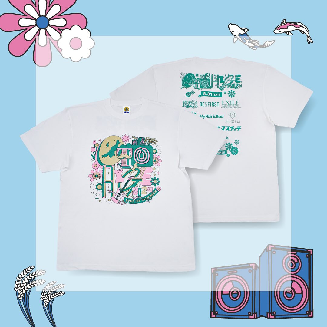 音楽と髭達2024 END OF SUMMER🌞🎸 今年もオフィシャルグッズやガチャ