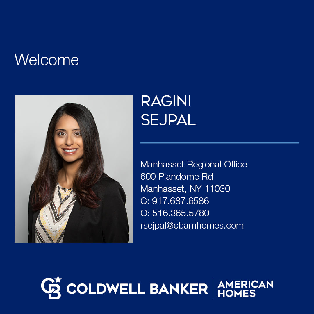 Welcome our new agent Ragini Sejpal to our Manhasset office! We are so ...