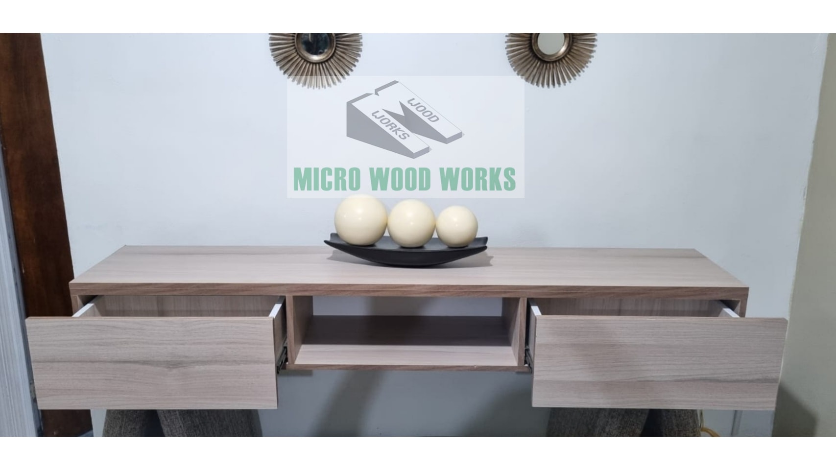 Centro de entretenimiento para sala ... - Micro Wood Works | Facebook