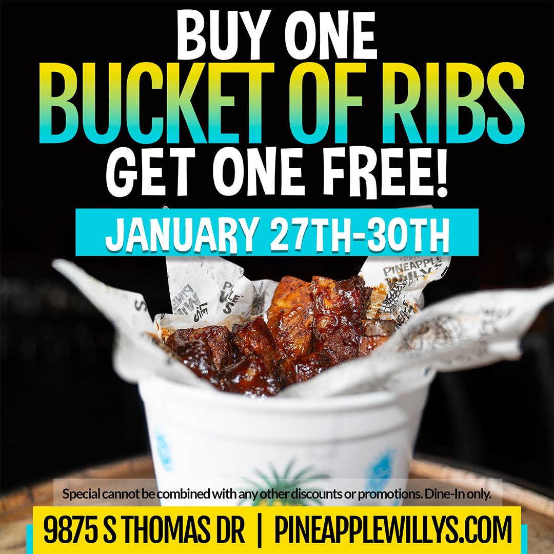 BOGO Rib Buckets!