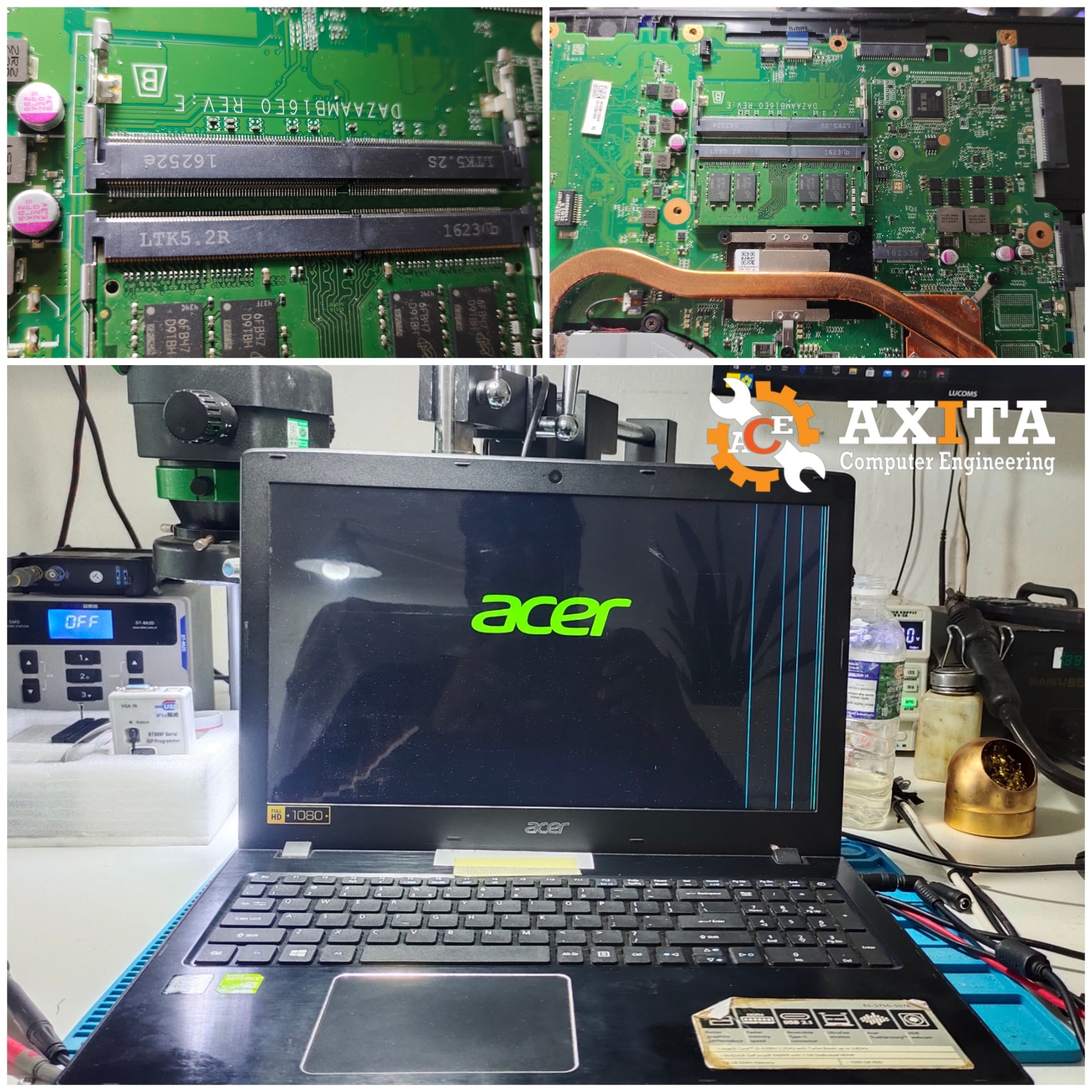 𝐀𝐗𝐈𝐓𝐀 𝐂𝐨𝐦𝐩𝐮𝐭𝐞𝐫𝐬 - 🔴Make - Acer E5 🔴Defect - No power on... | Facebook