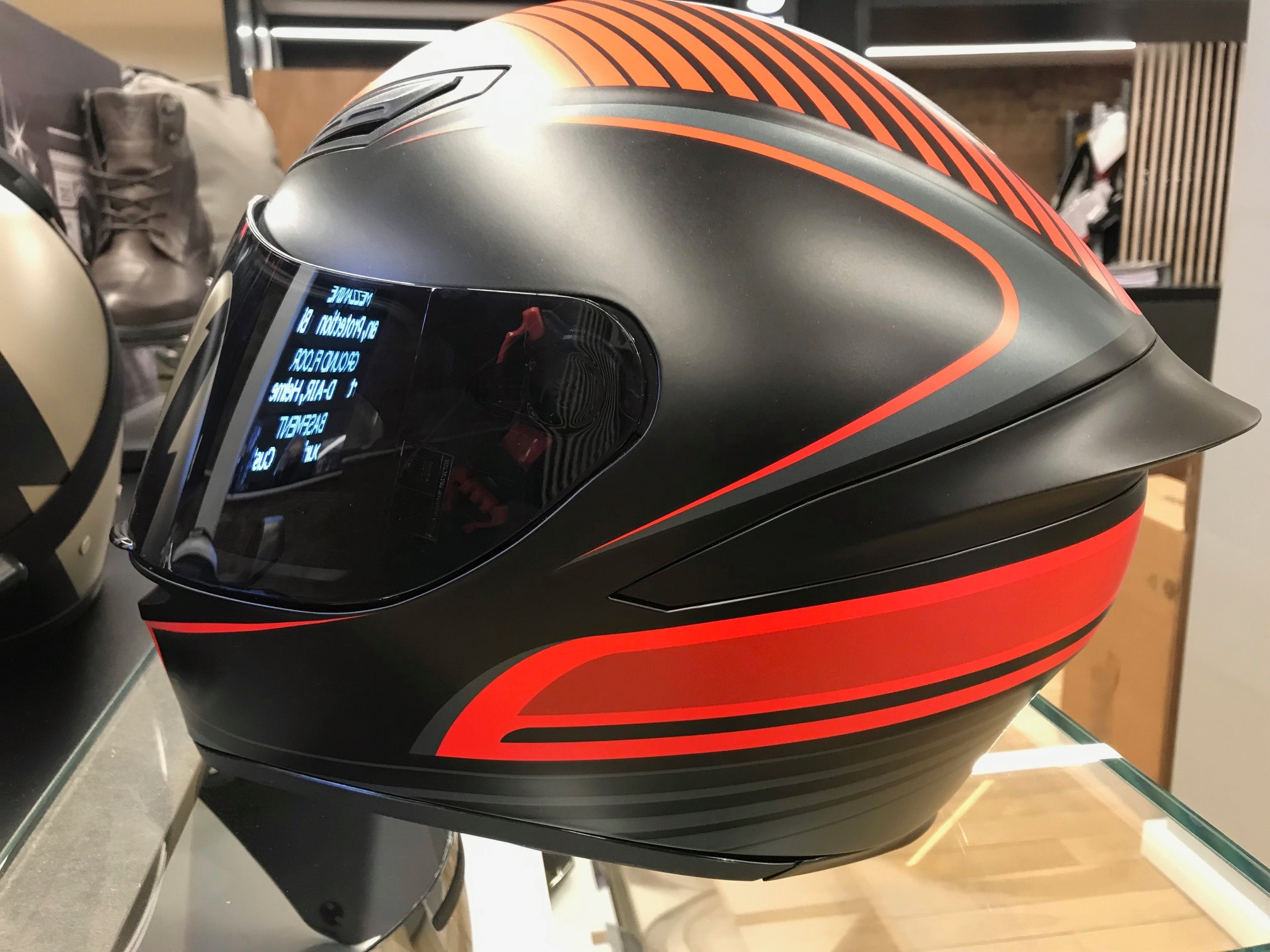 agv k1 carbon fiber S Lap Matte Black/Gray/Red Helmet XL The AGV K1 S is the ultimate street helmet for riders who demand racing AGV K1 S Helmet -