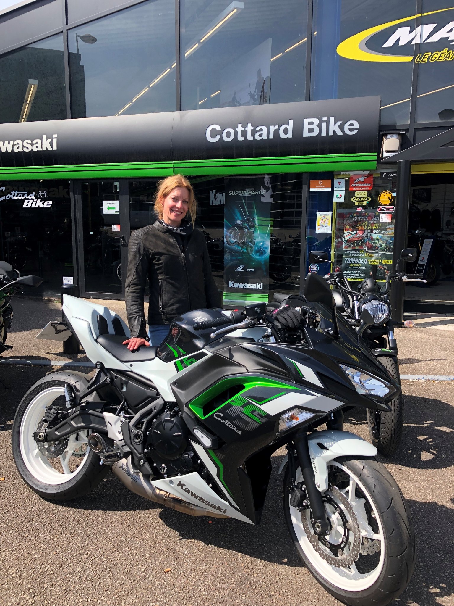 Cottard Motos - Félicitations à Sandra qui a décidé de...