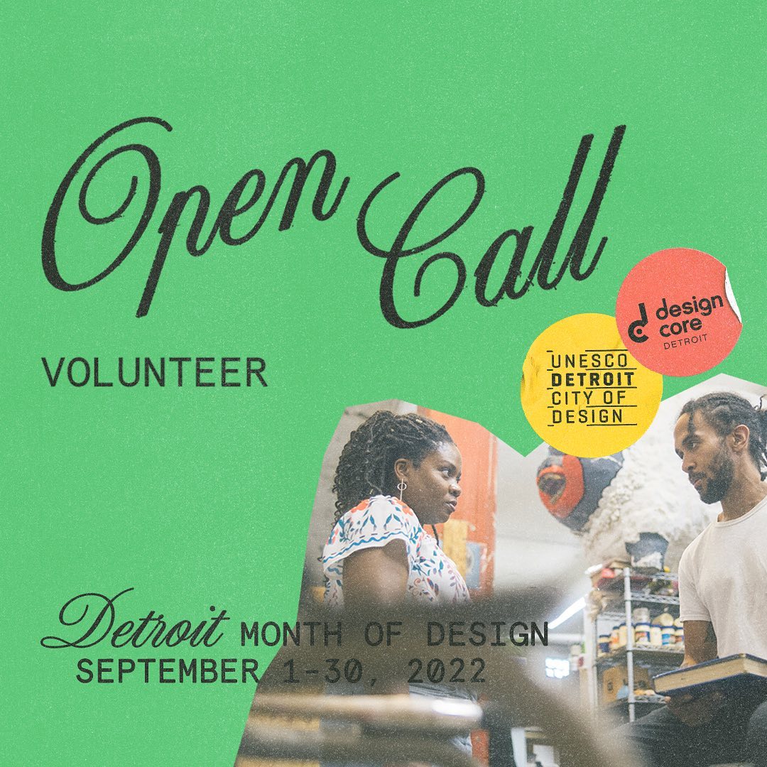 Volunteers needed for the Month of... - Design Core Detroit | Facebook