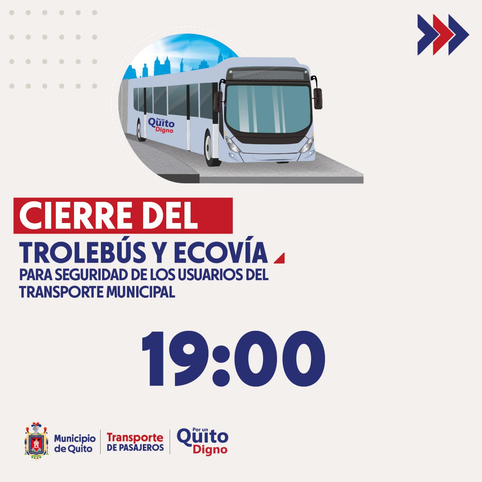 🚨ATENCIÓN | Hoy... - Empresa de Transporte de Pasajeros Quito