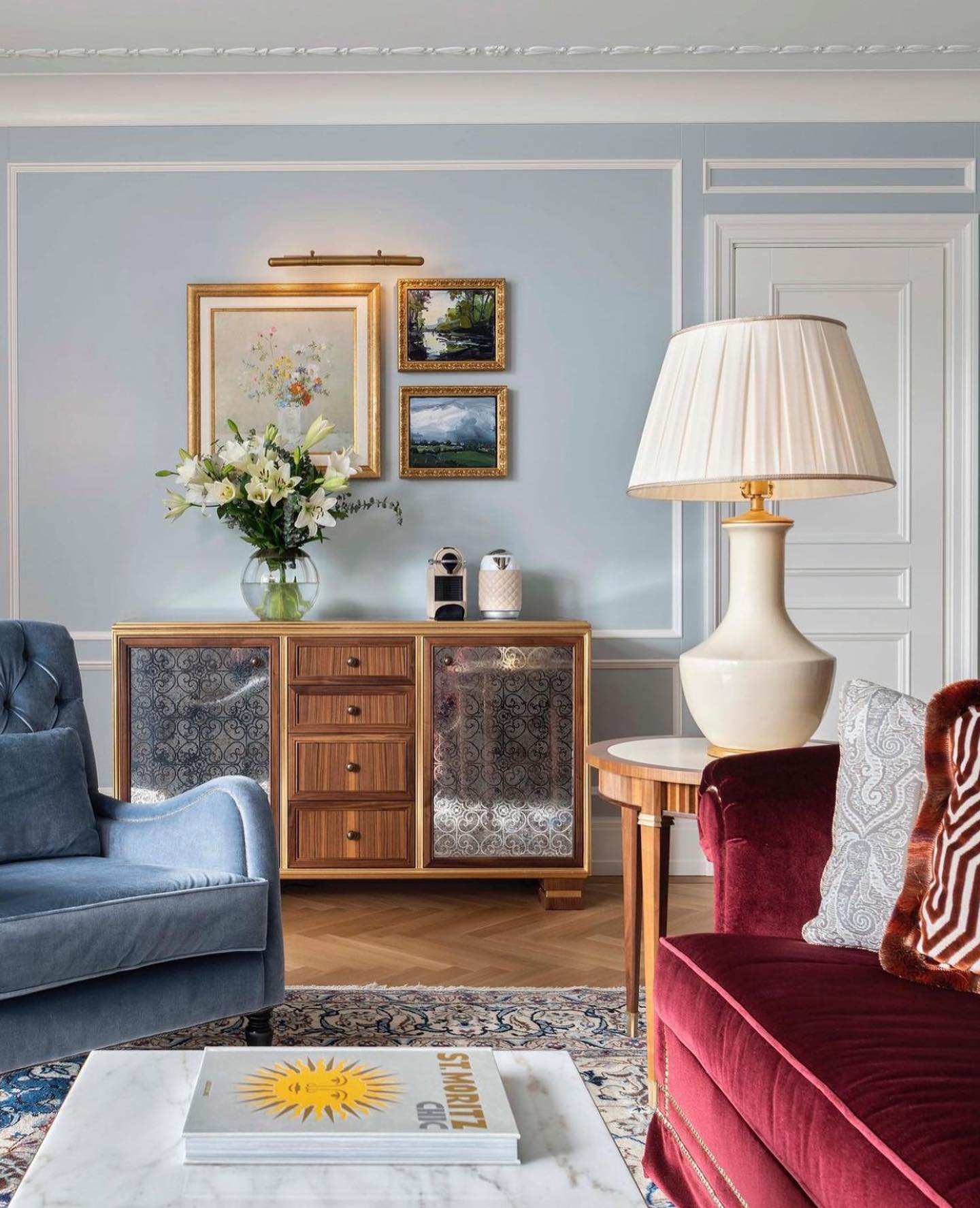 The St. Moritz suite at the iconic... - Champalimaud Design