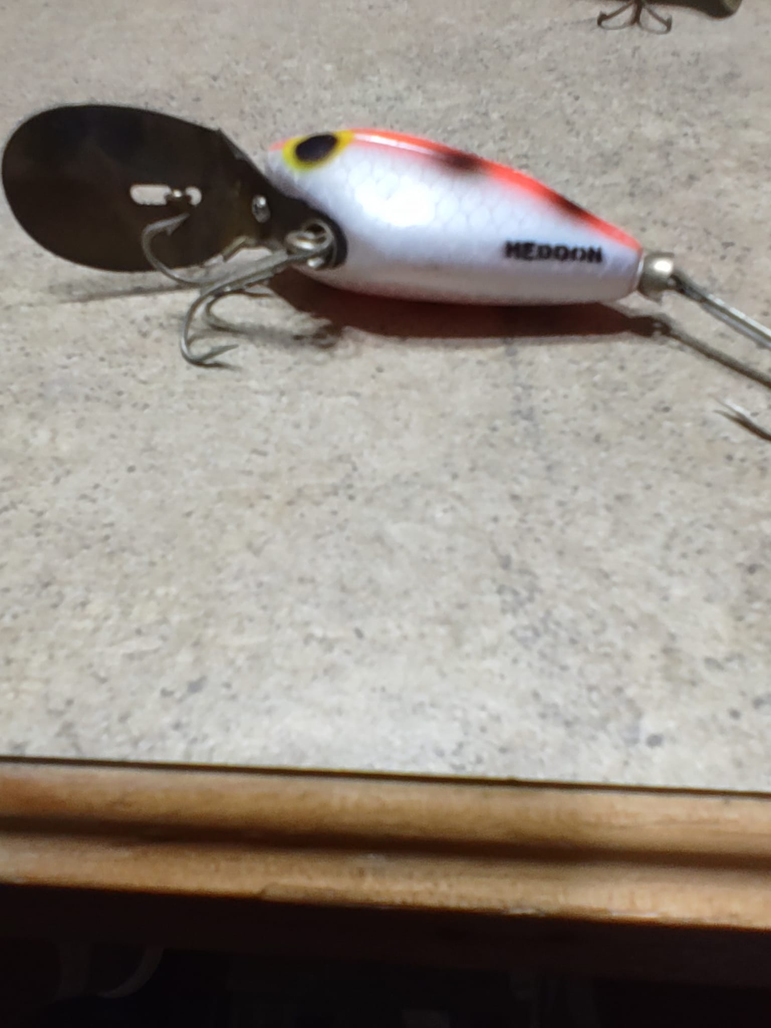 Heddon SOS 160 antique fishing lure history