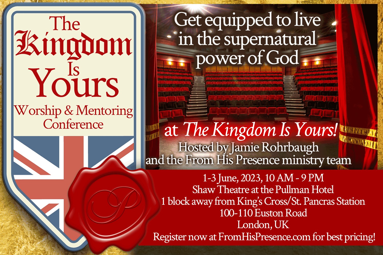 Do not miss this... - From His Presence with Jamie Rohrbaugh | Facebook