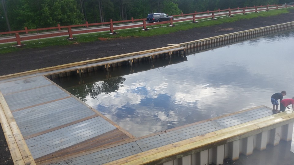 KG - New bulkhead and boat ramp in Forked River, NJ | Facebook