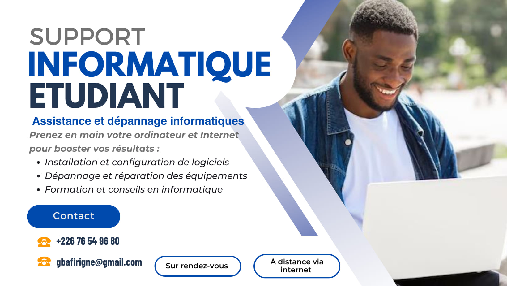Support informatique Étudiant.e | Ouagadougou