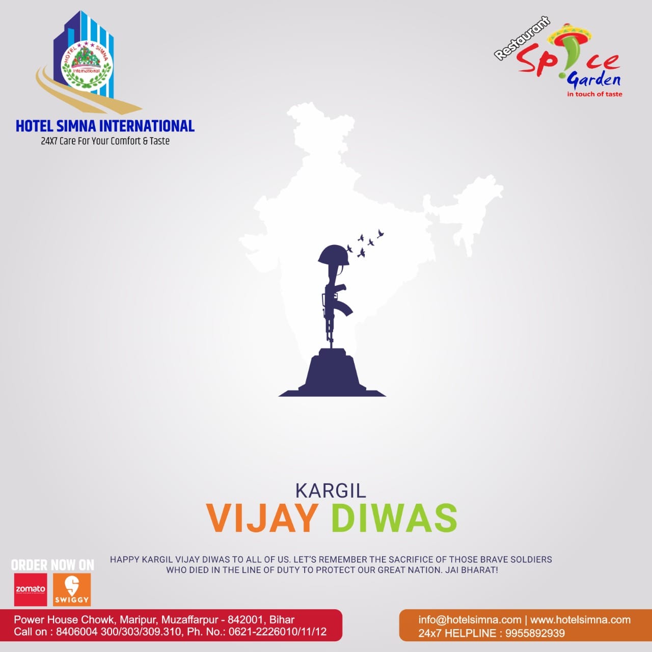 Hotel Simna International - REMEMBERING THE REAL HEROES OF INDIA ON ...