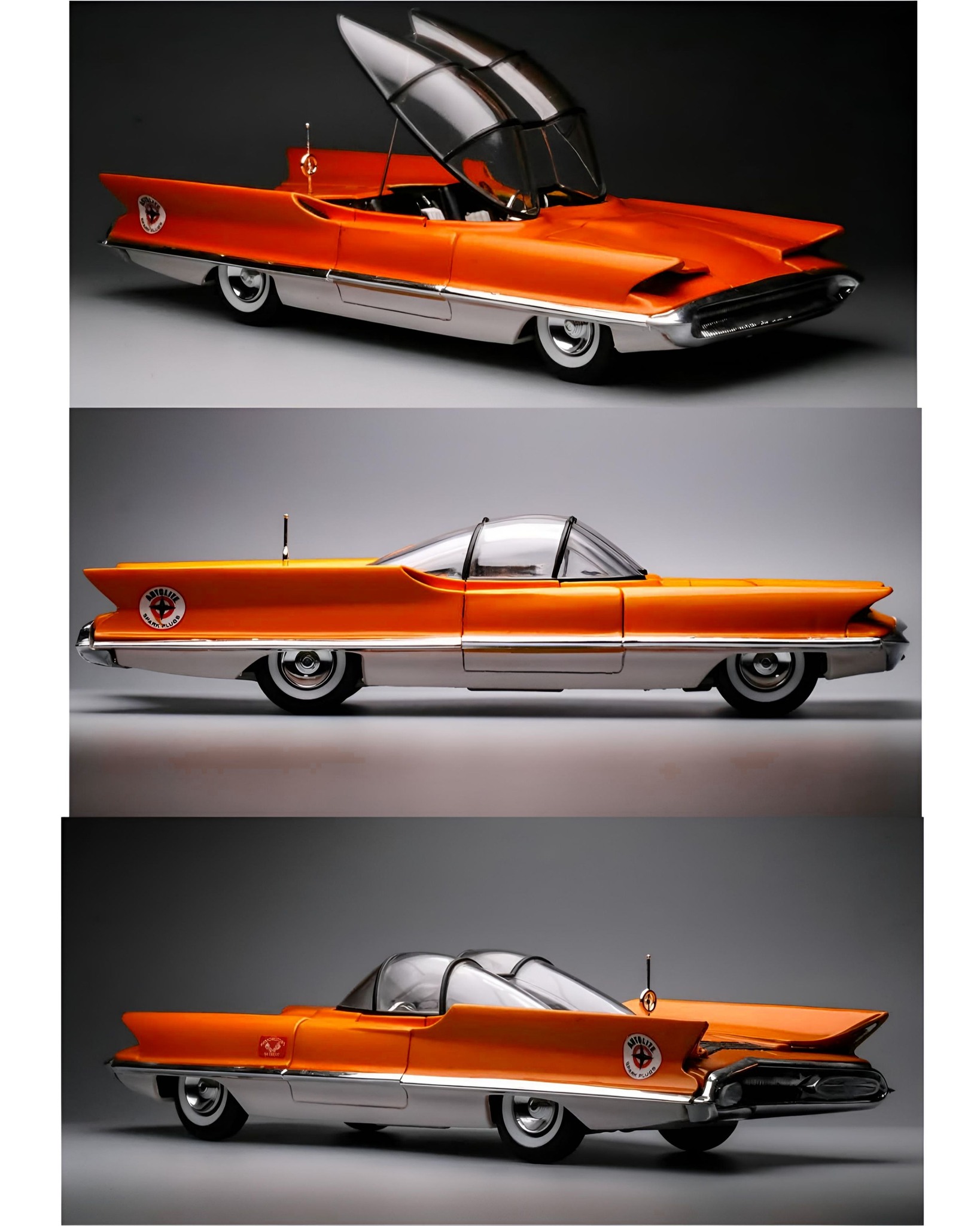 This 1955 Lincoln Futura looks like it landed from the future