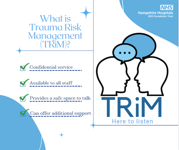 Introducing Trauma Risk Management... - HHFT Staff Wellbeing | Facebook