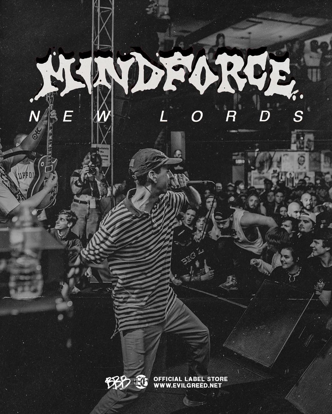 MINDFORCE are back with 'New Lords' via Triple B Records. EG vinyl
