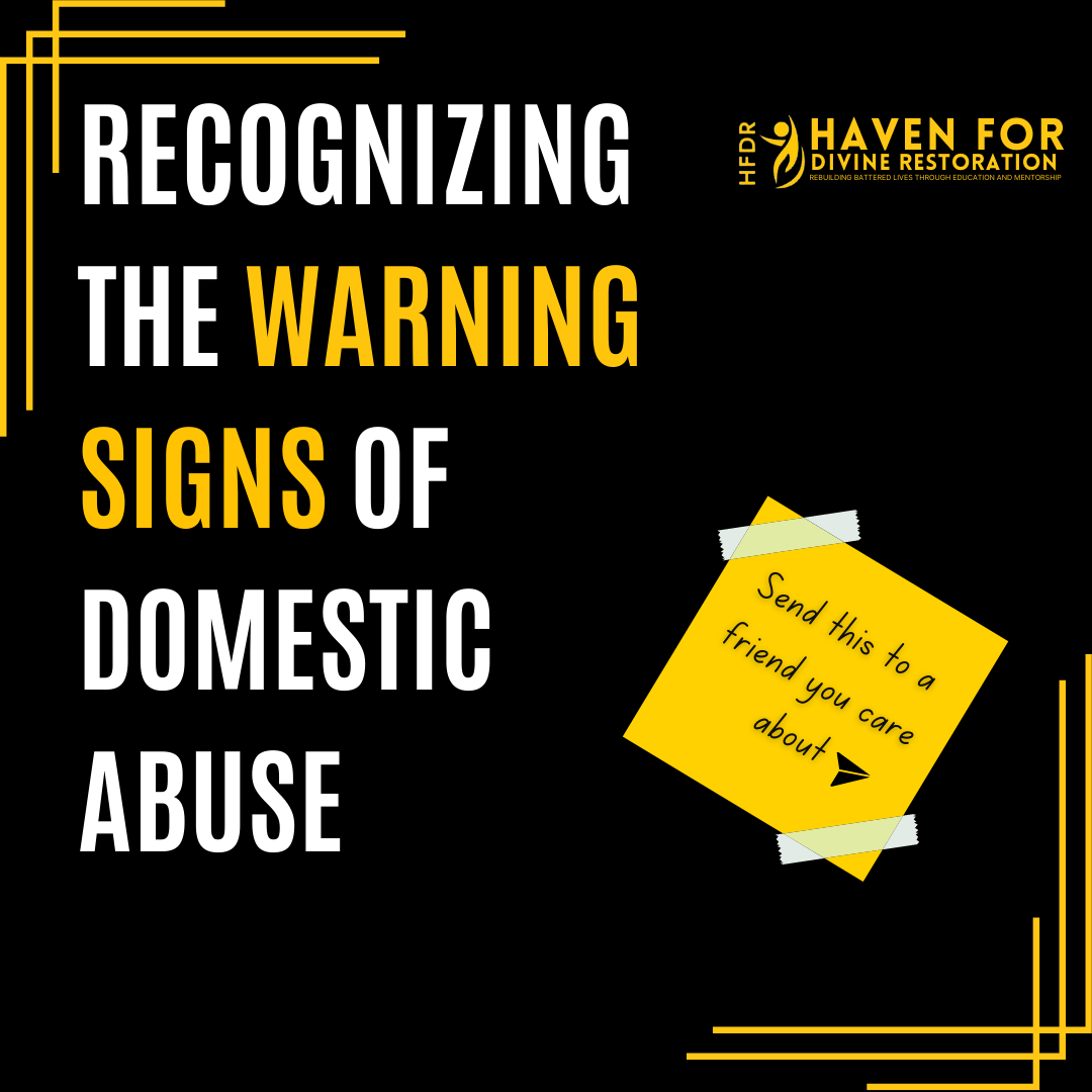 Eight warning signs... - Haven For Divine Restoration | Facebook