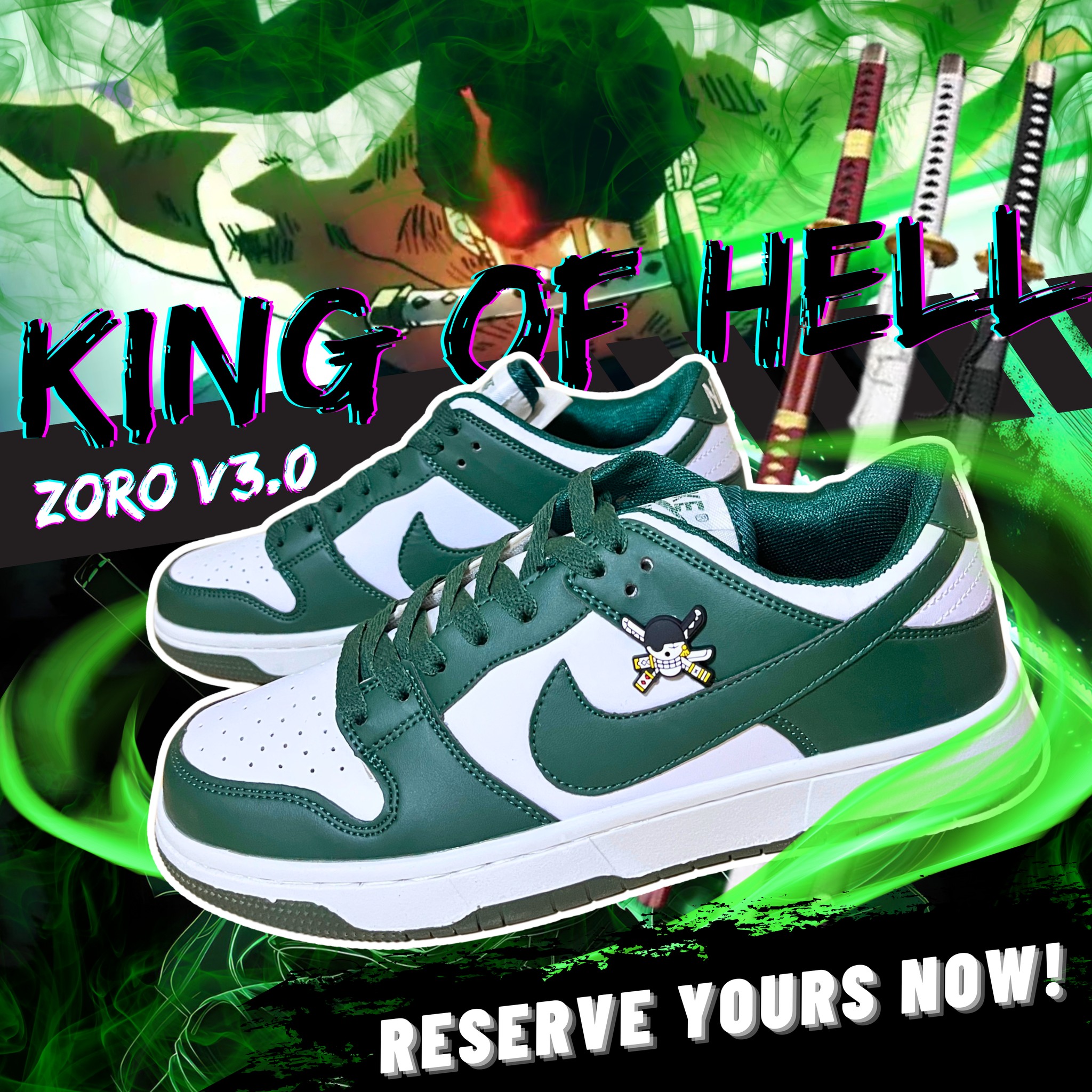 One Piece x Nike SB Dunk Low 