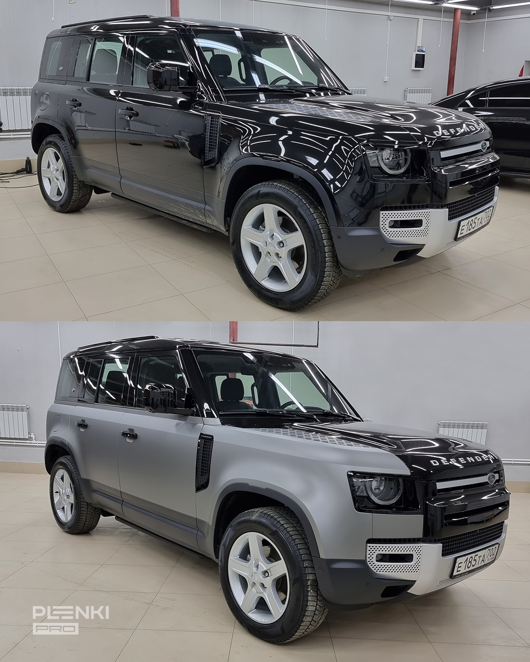 Plenki_pro - Land Rover Defender Оклейка кузова антигравийной пленкой ...