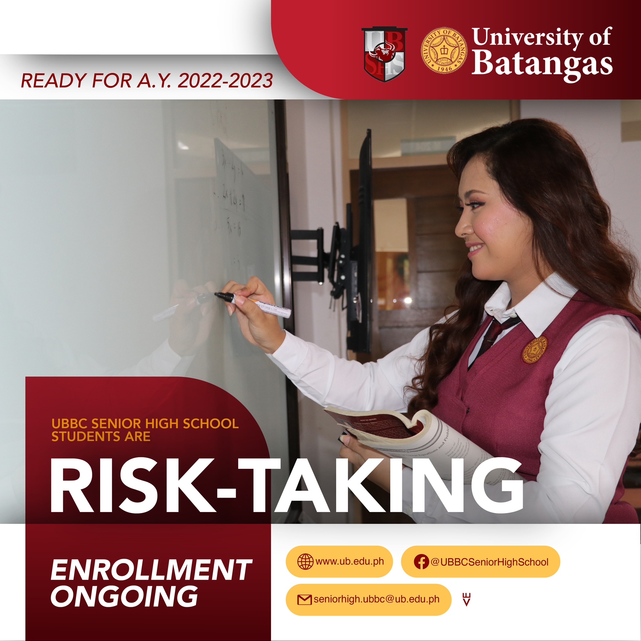 The UBBC SHS students have the... - University of Batangas