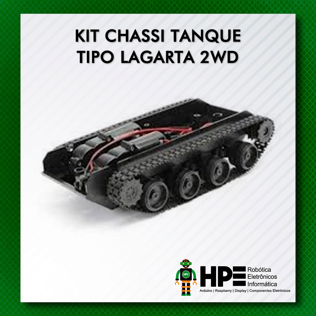 HPE Robótica - O Carrinho Arduino com Esteira ou Tanque...