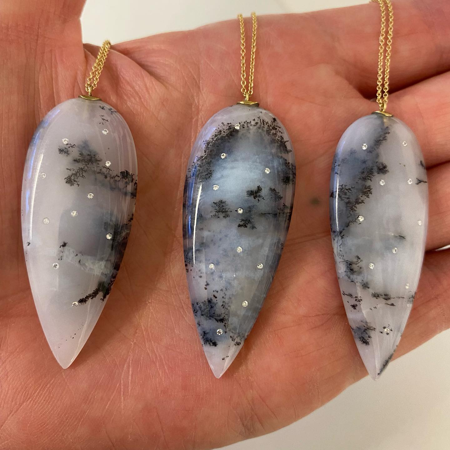 Parts of Four × Dualflow—Chrysalis Necklace (Vortex Tiger, AG+AGA 