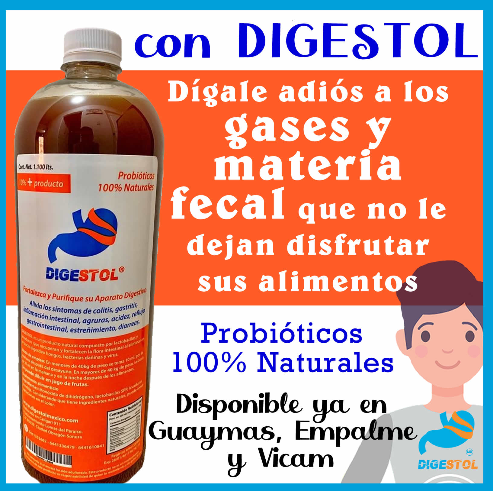 ¿Estreñimiento 😕, Reflujo... - Digestol Lactobacilos