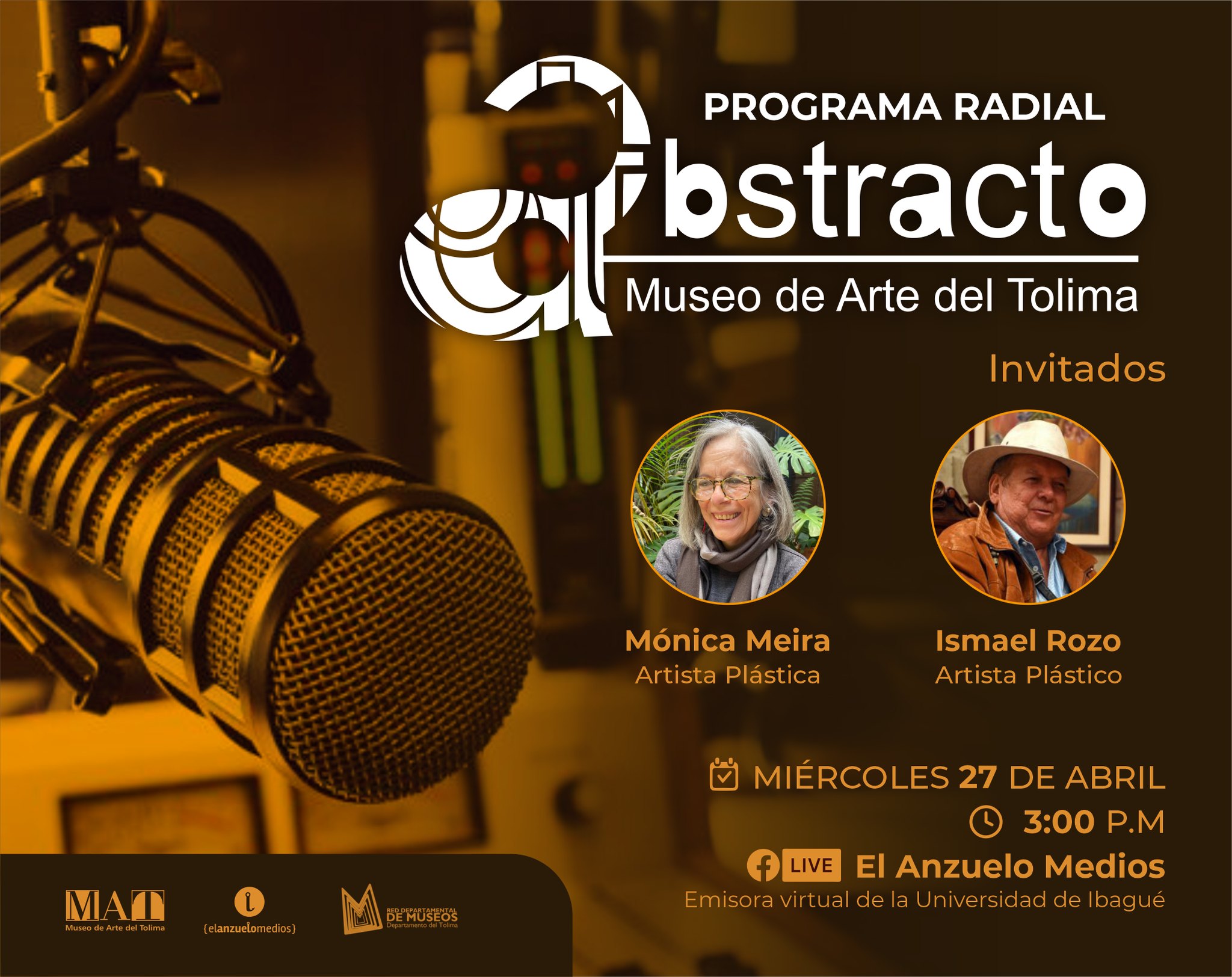 Museo - 🗣Hoy en Abstracto el programa de radio del MAT nos acompañará ...