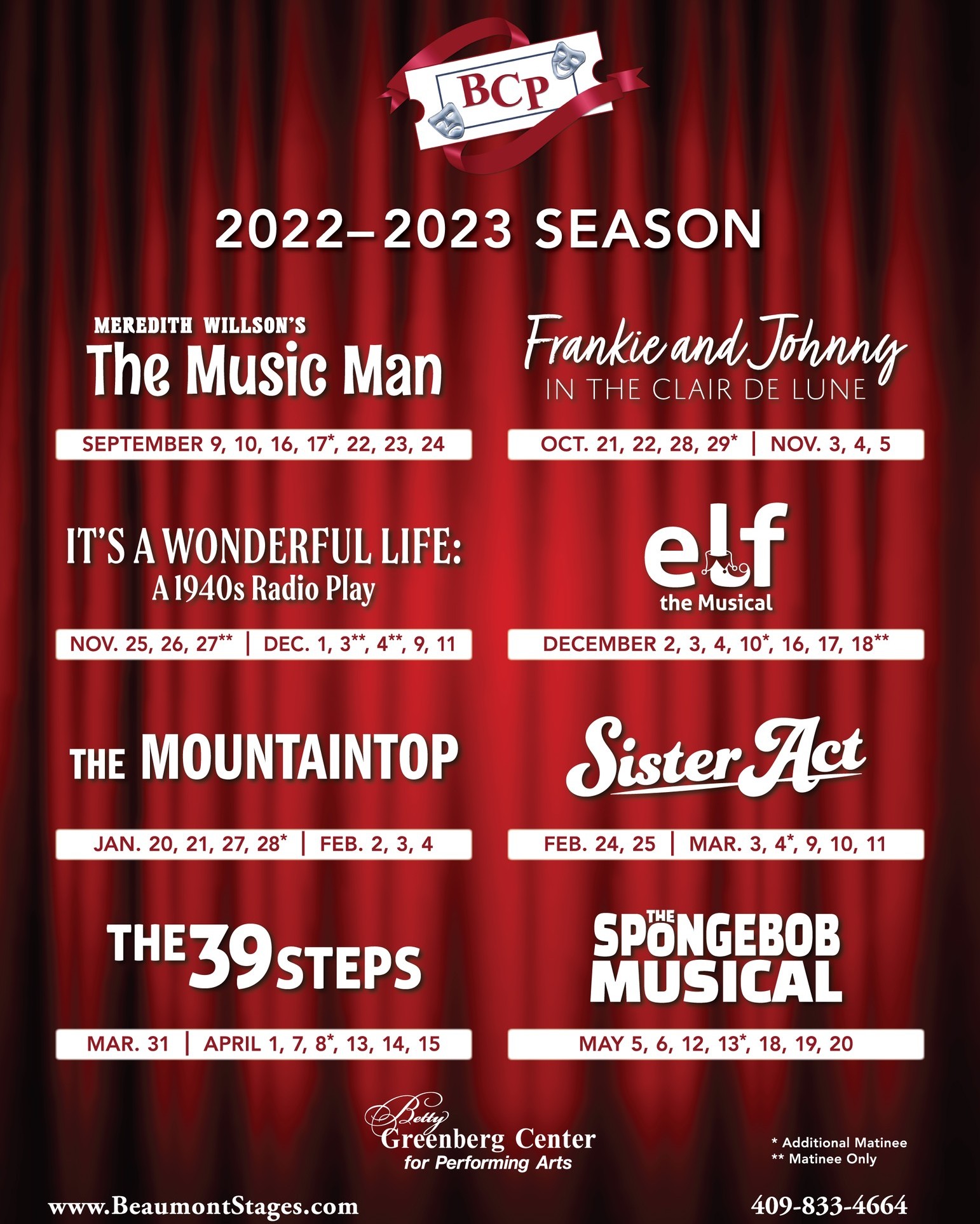 Our 2022-2023 Season is set and... - Southeast Texas Stages | Facebook
