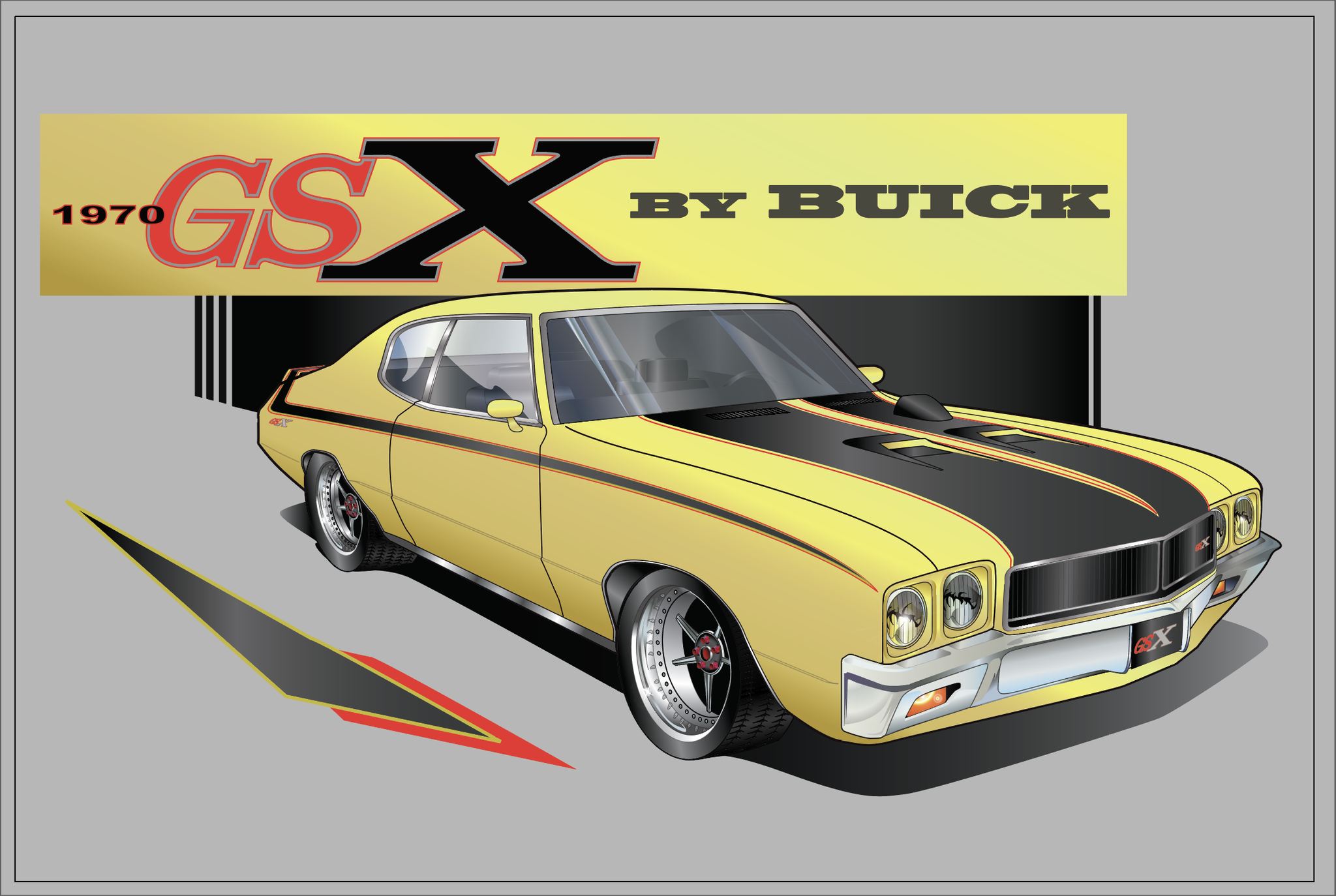 Are 1970 and 1971 Buick GSX illustrations accurate?